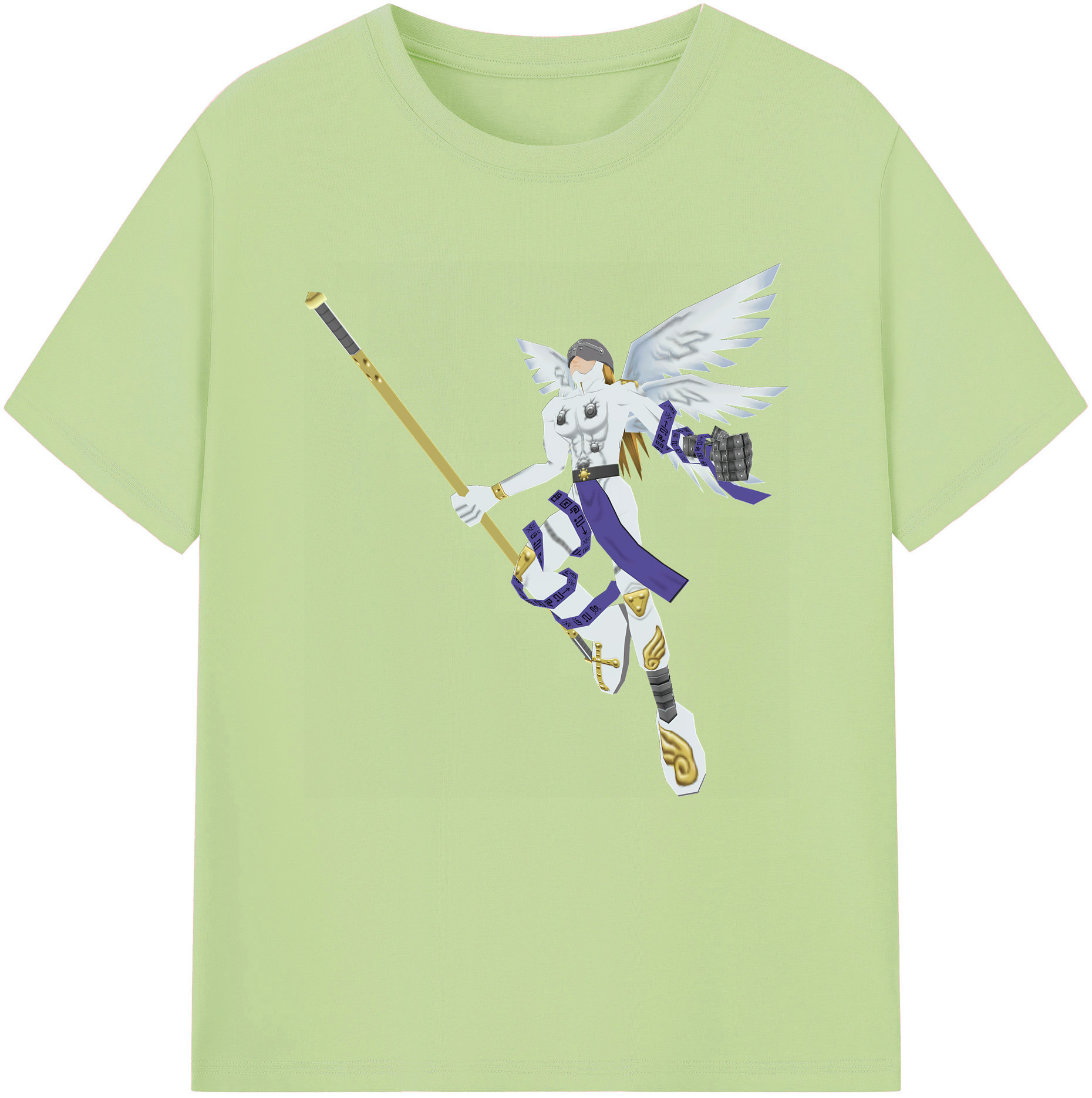 （画像用） Digimon デジタルモンスター/デジモン 綿100％半袖Tシャツ（フロントプリント）